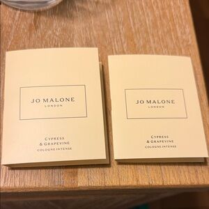 Jo Malone Cypress & Grapevine two samples